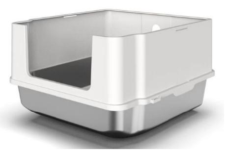 Edelstahl- Katzentoilette S2