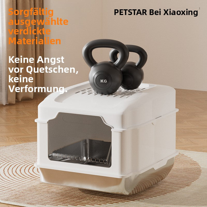 Edelstahl- Katzentoilette S5