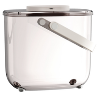 Pet food storage vacuum bucket