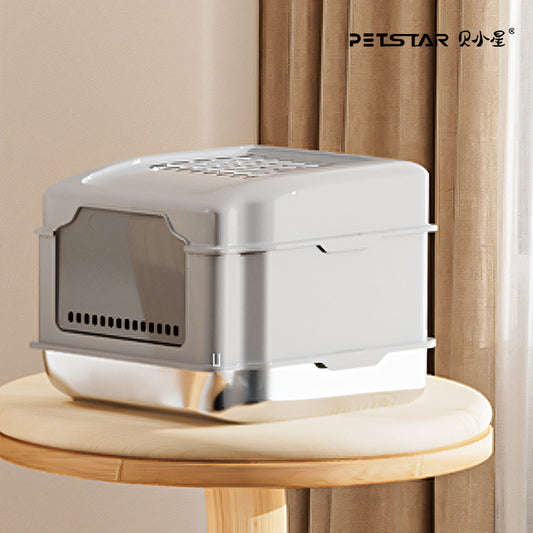 Edelstahl- Katzentoilette S5