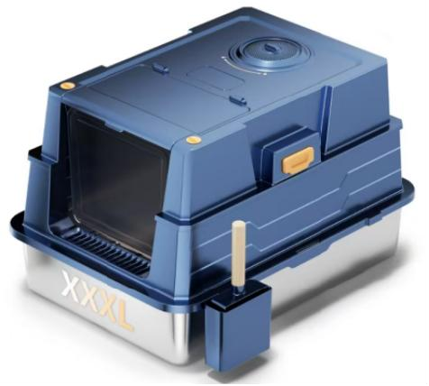 Edelstahl- Katzentoilette SU-01