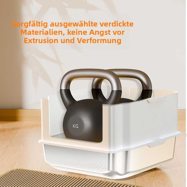 Edelstahl- Katzentoilette S2