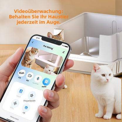 Edelstahl- Katzentoilette S2