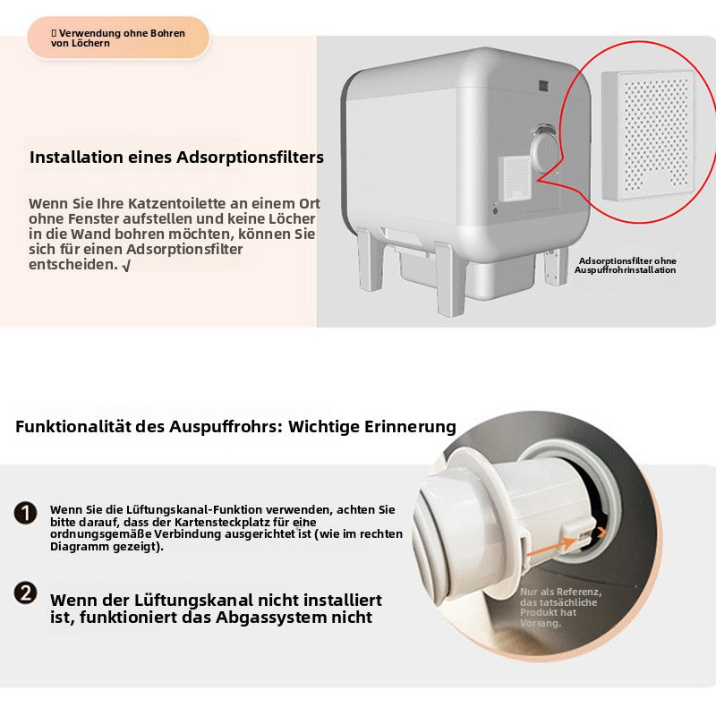Intelligente Katzentoilette X25