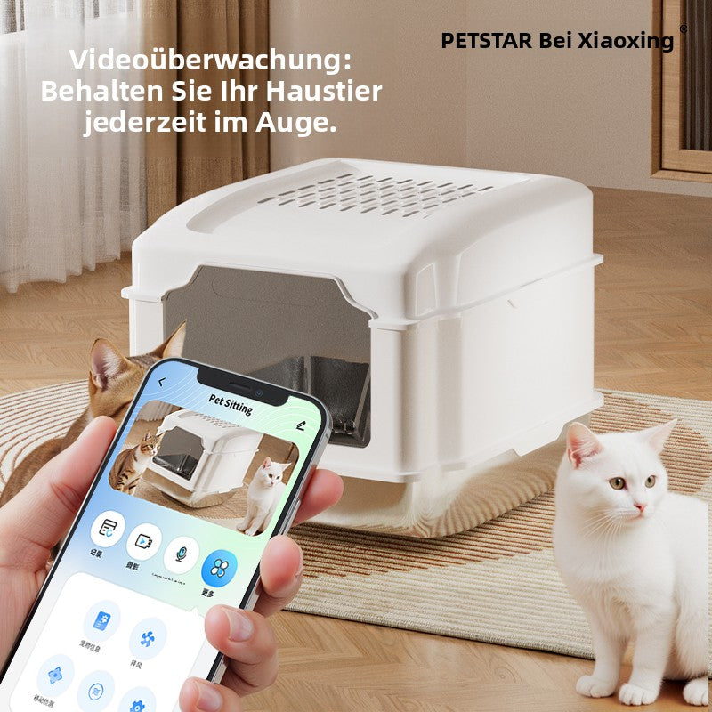 Edelstahl- Katzentoilette S5